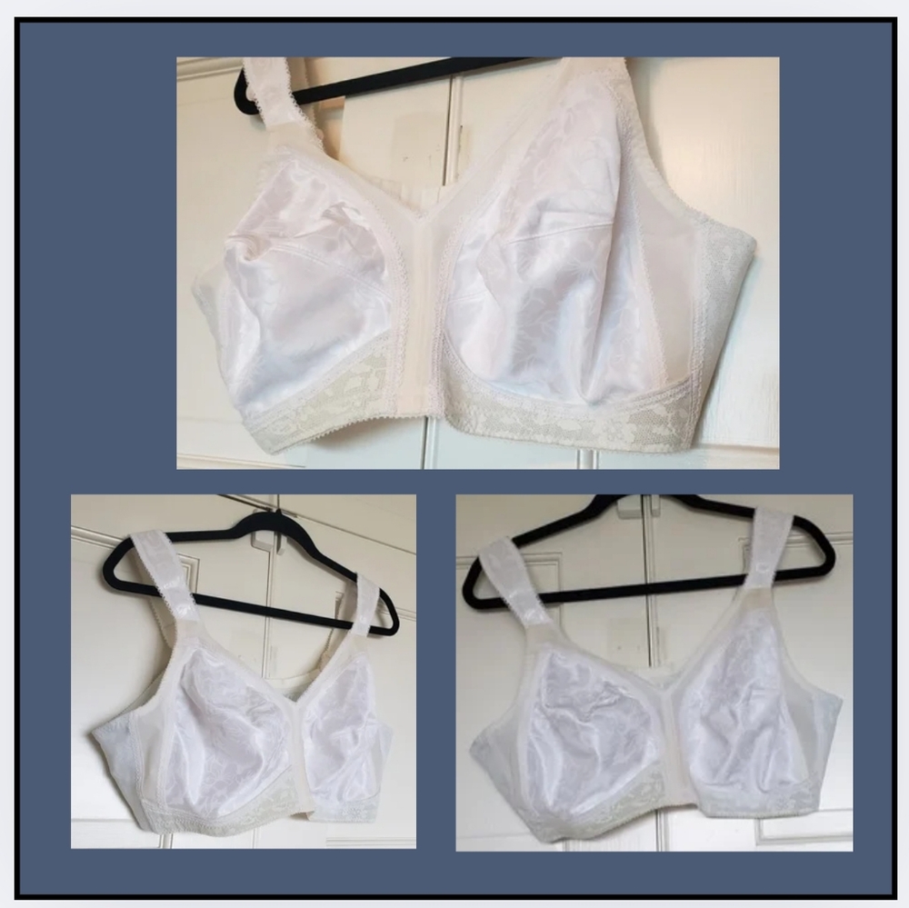 🔥 VTG / NEW / PLAYTEX 18hr BRA / WHITE - Picture 7 of 13